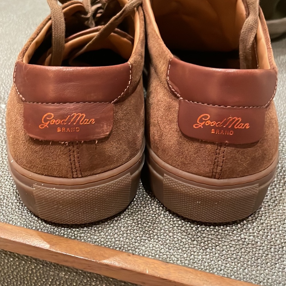 Good Man Brand Brown Suede Sneakers - Picture 2 of 5